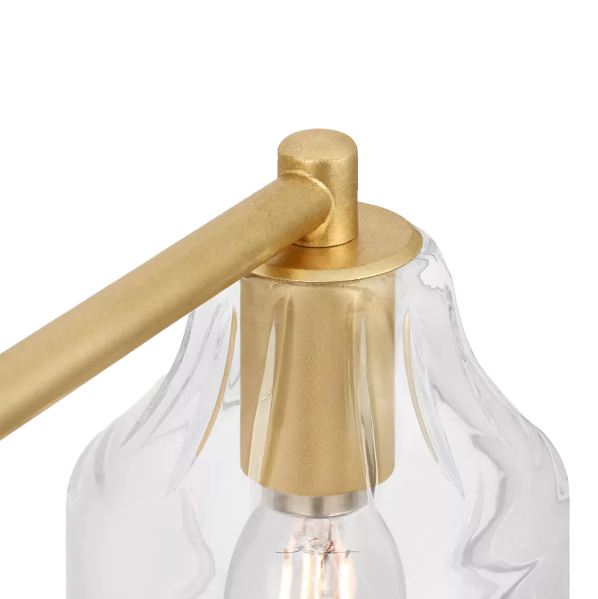 Radwell 2 Light Vanity 13", Gilded Brass