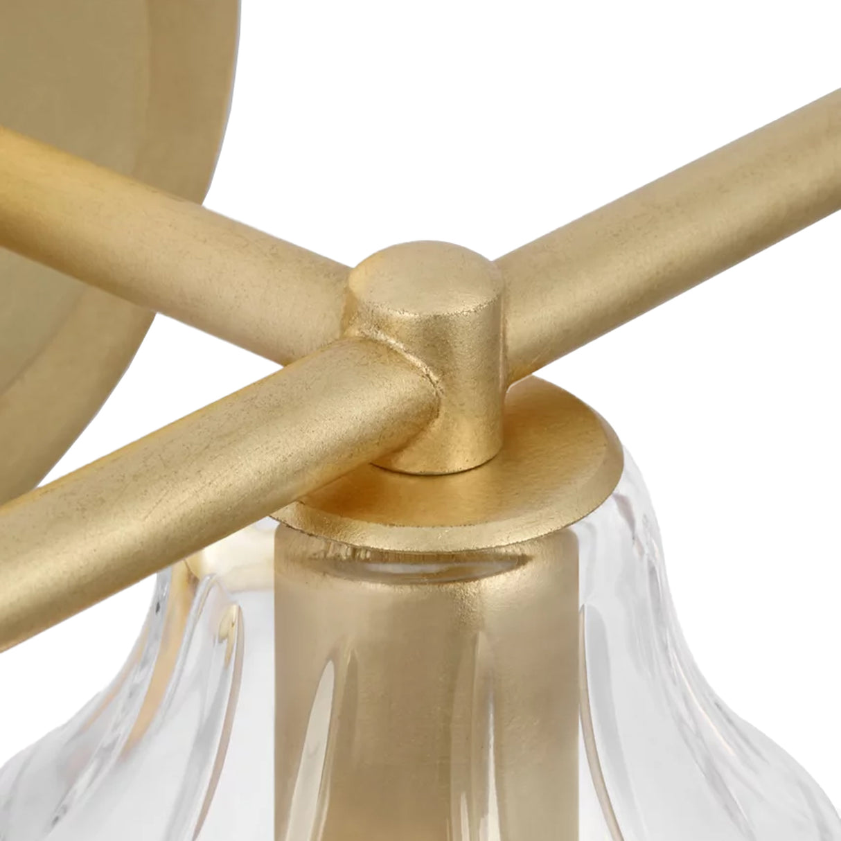 Radwell 3 Light Vanity 22", Gilded Brass