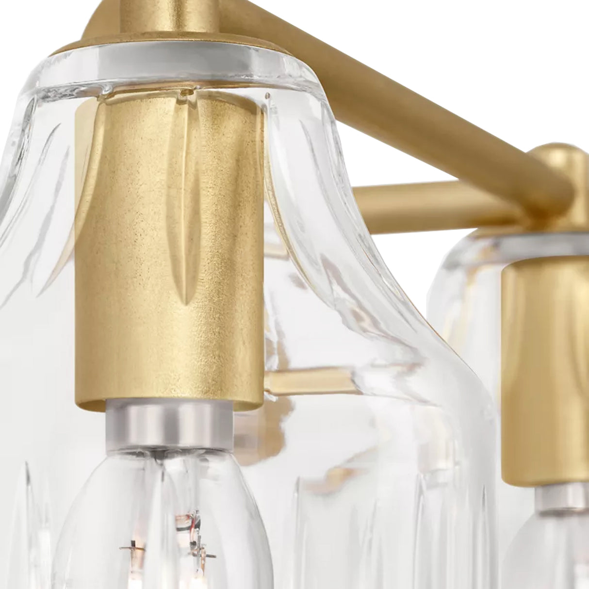 Radwell 3 Light Vanity 22", Gilded Brass