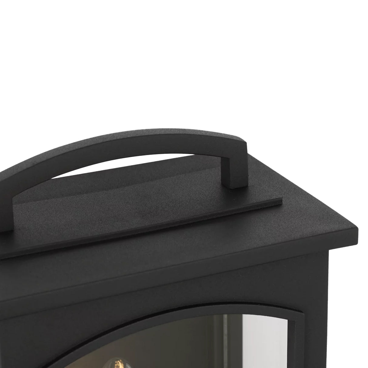 Barlow Outdoor Wall Light, Extra Small 12", Textured Black