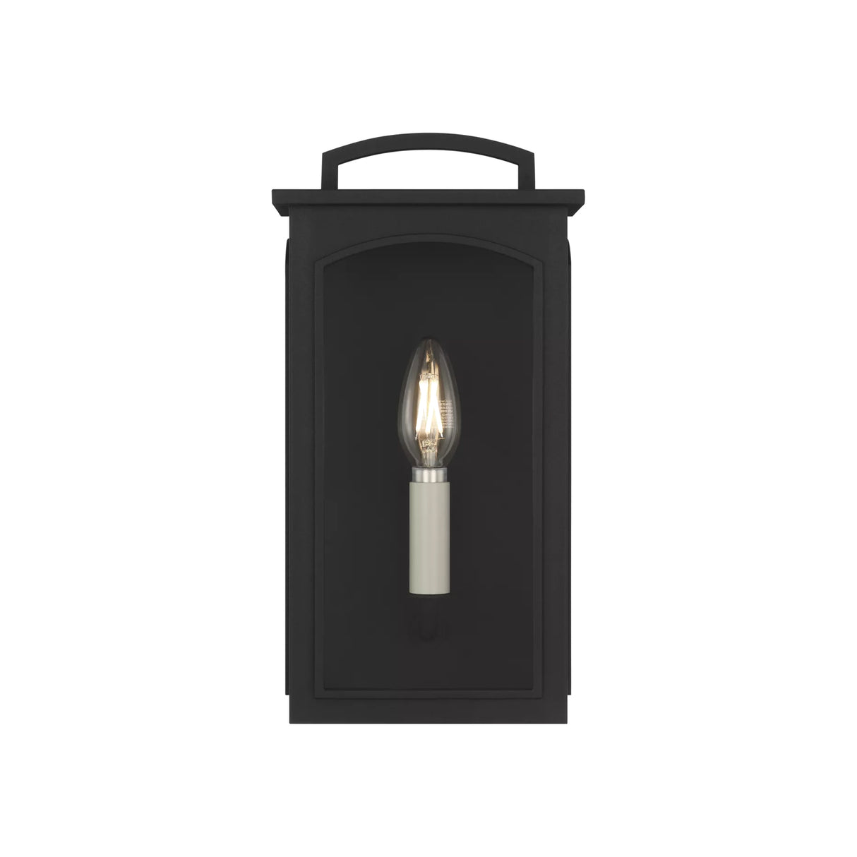 Barlow Outdoor Wall Light, Extra Small 12", Textured Black