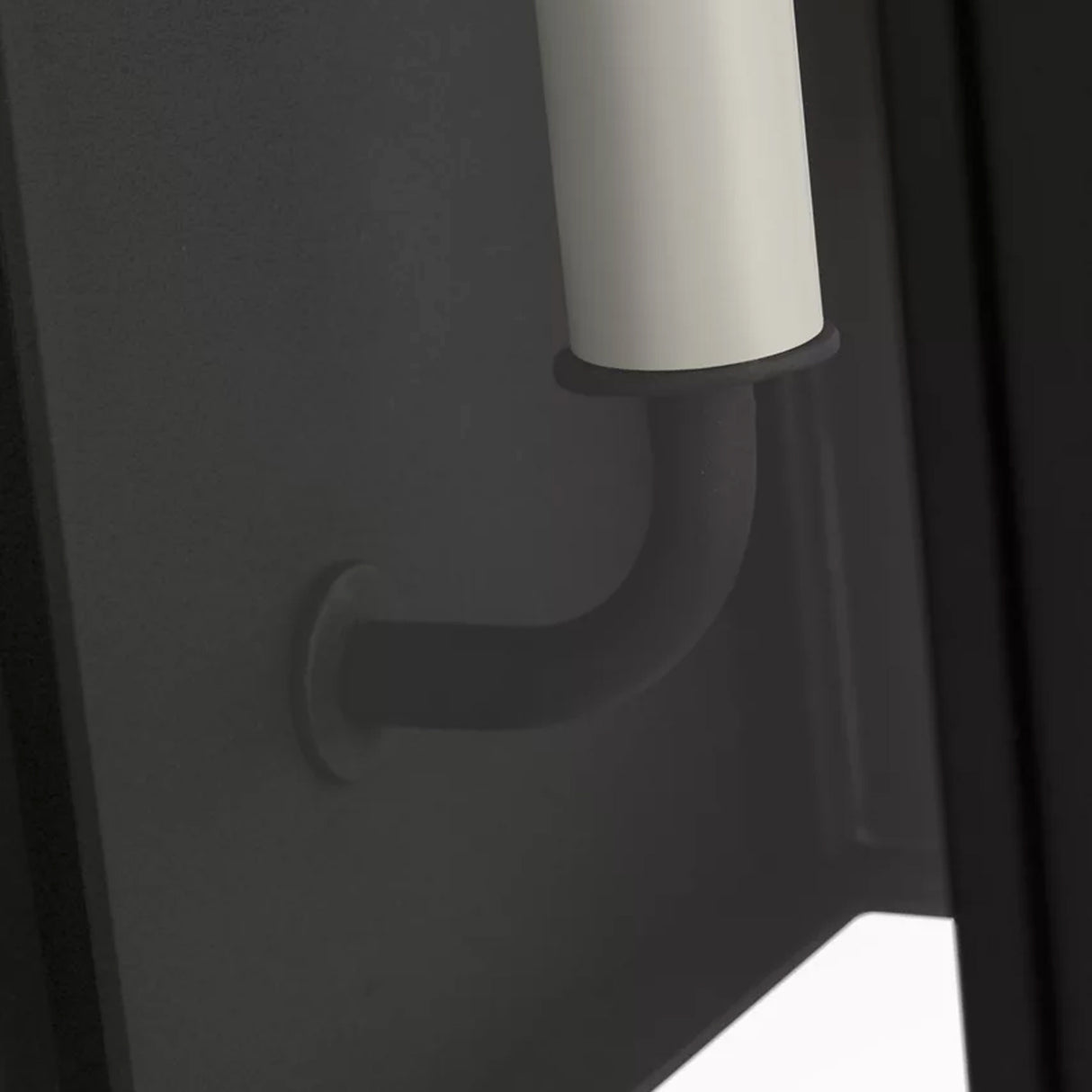 Barlow Outdoor Wall Light, Small 15", Textured Black