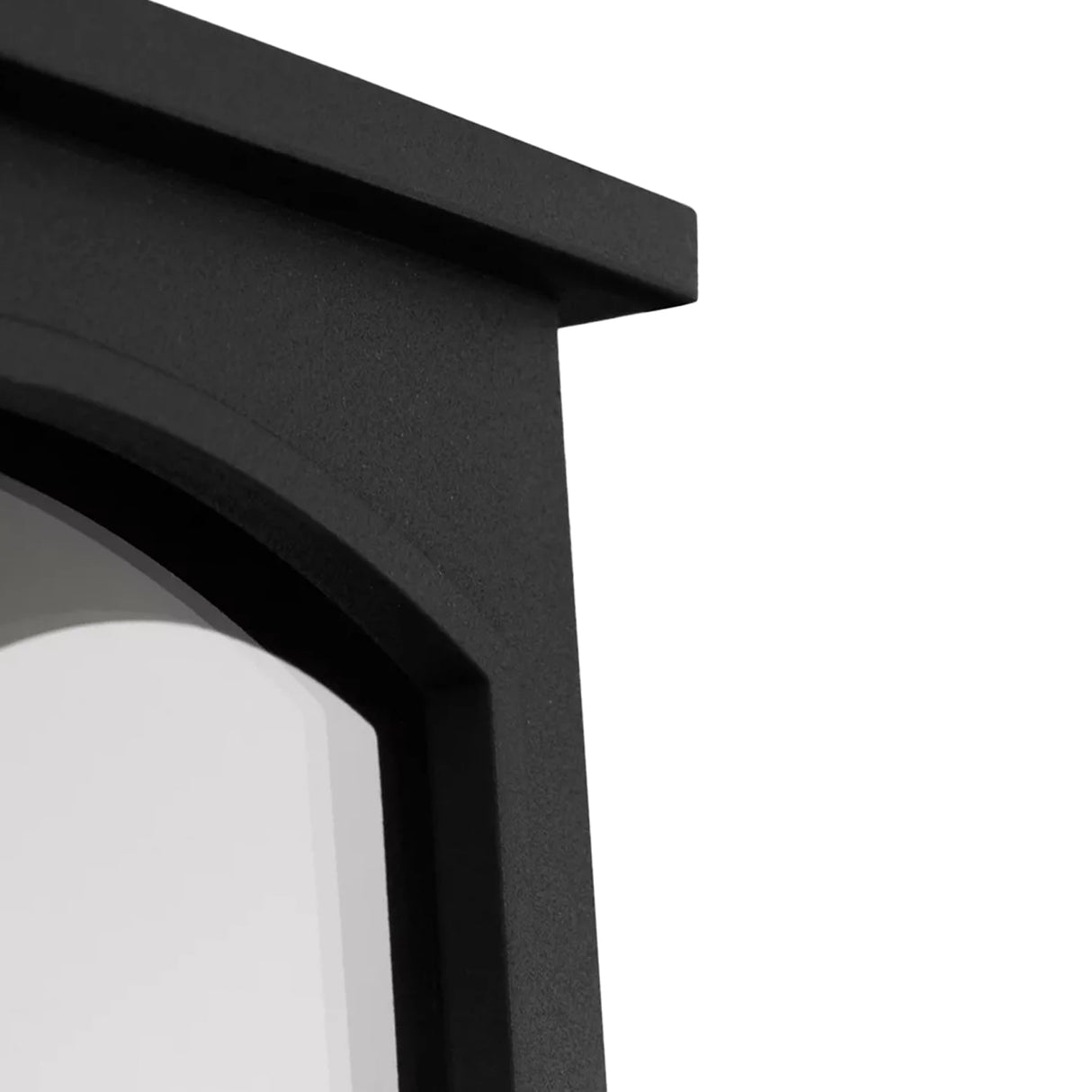 Barlow Outdoor Wall Light, Small 15", Textured Black
