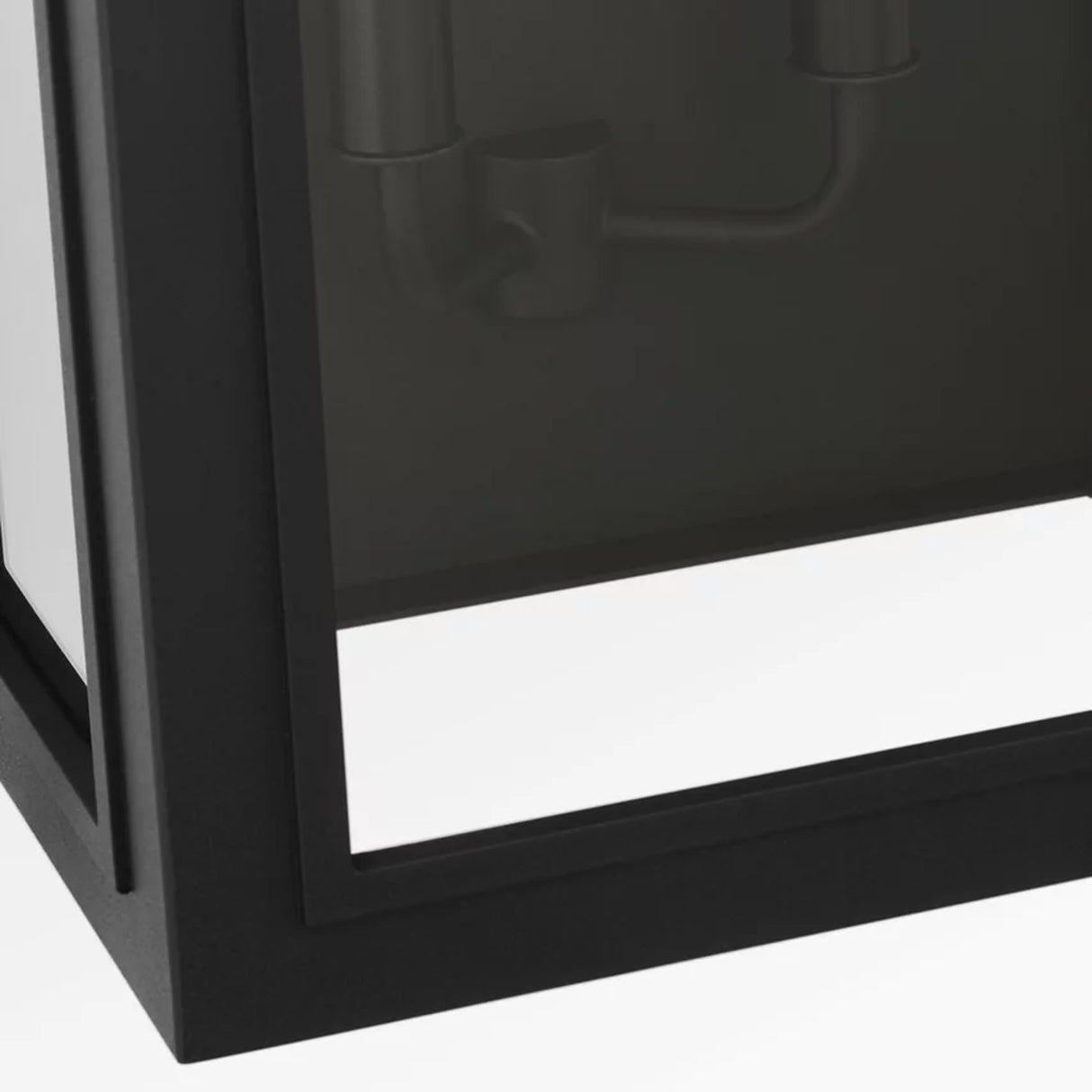 Barlow Outdoor Wall Light, Large 24", Textured Black