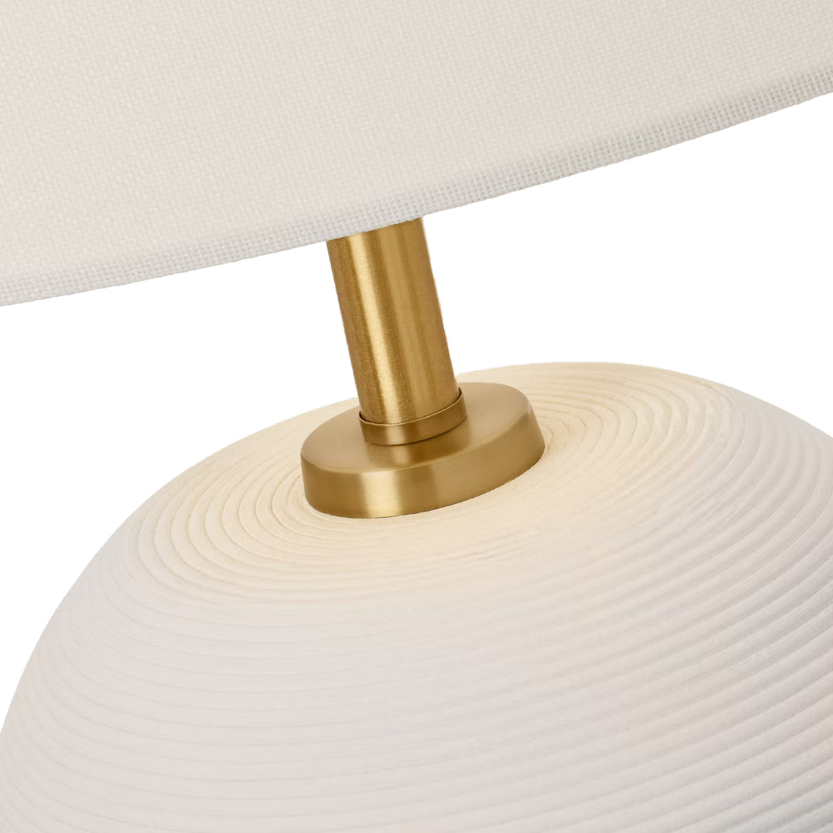 Nolette Large Table Lamp 29", Matte Beige