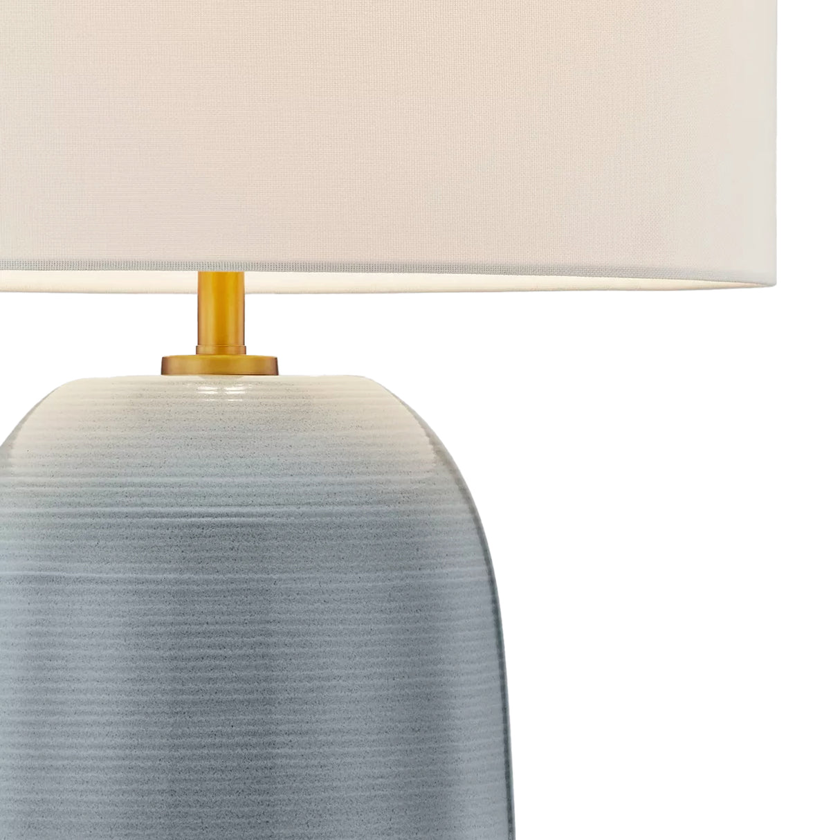 Nolette Large Table Lamp 29", Satin Storm Gray