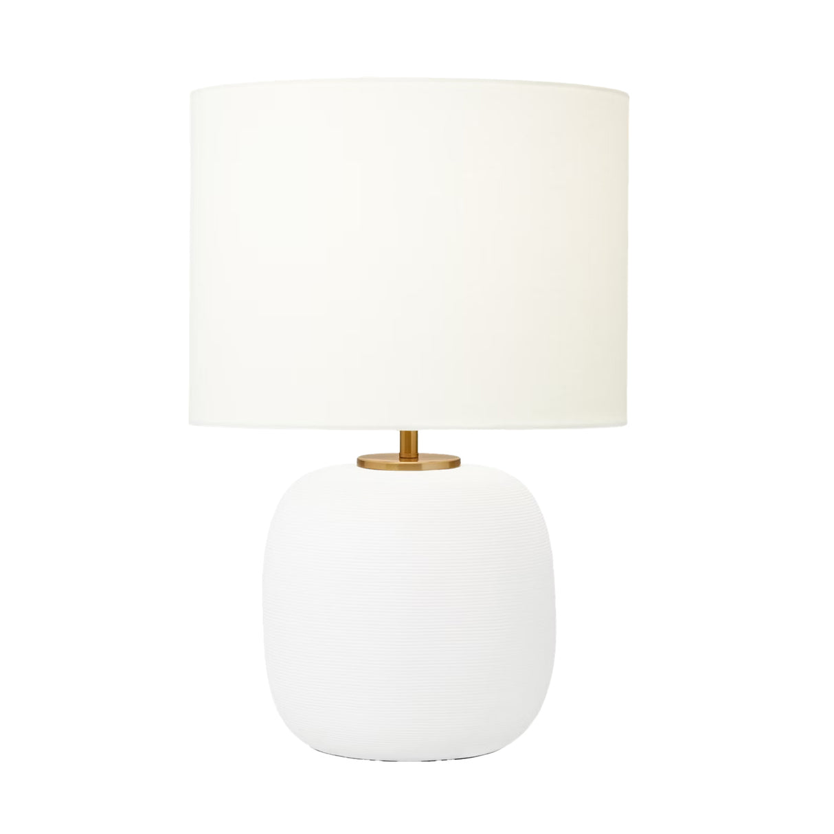 Nolette Medium Table Lamp 23", Matte White