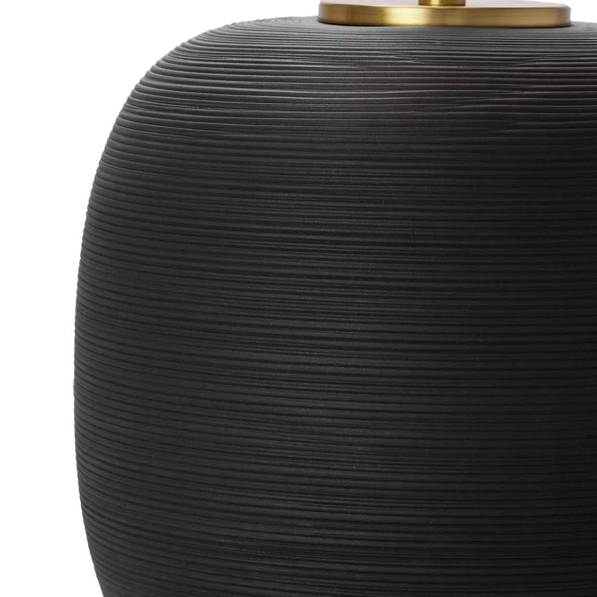 Nolette Medium Table Lamp 23", Textured Black