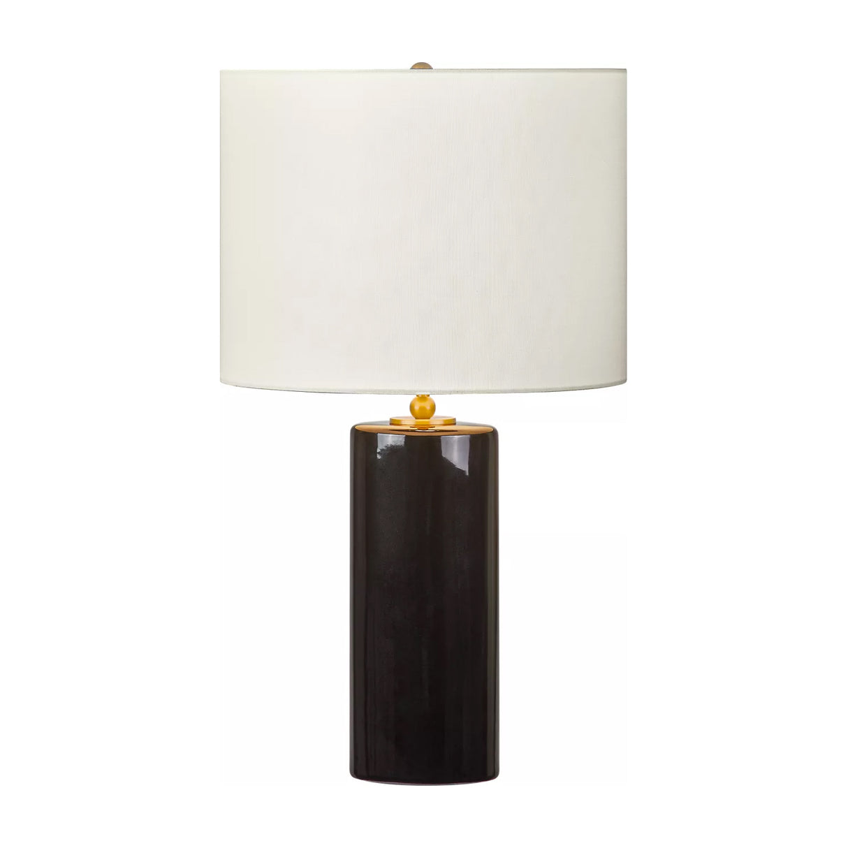 Joleigh Table Lamp 26", Glossy Black