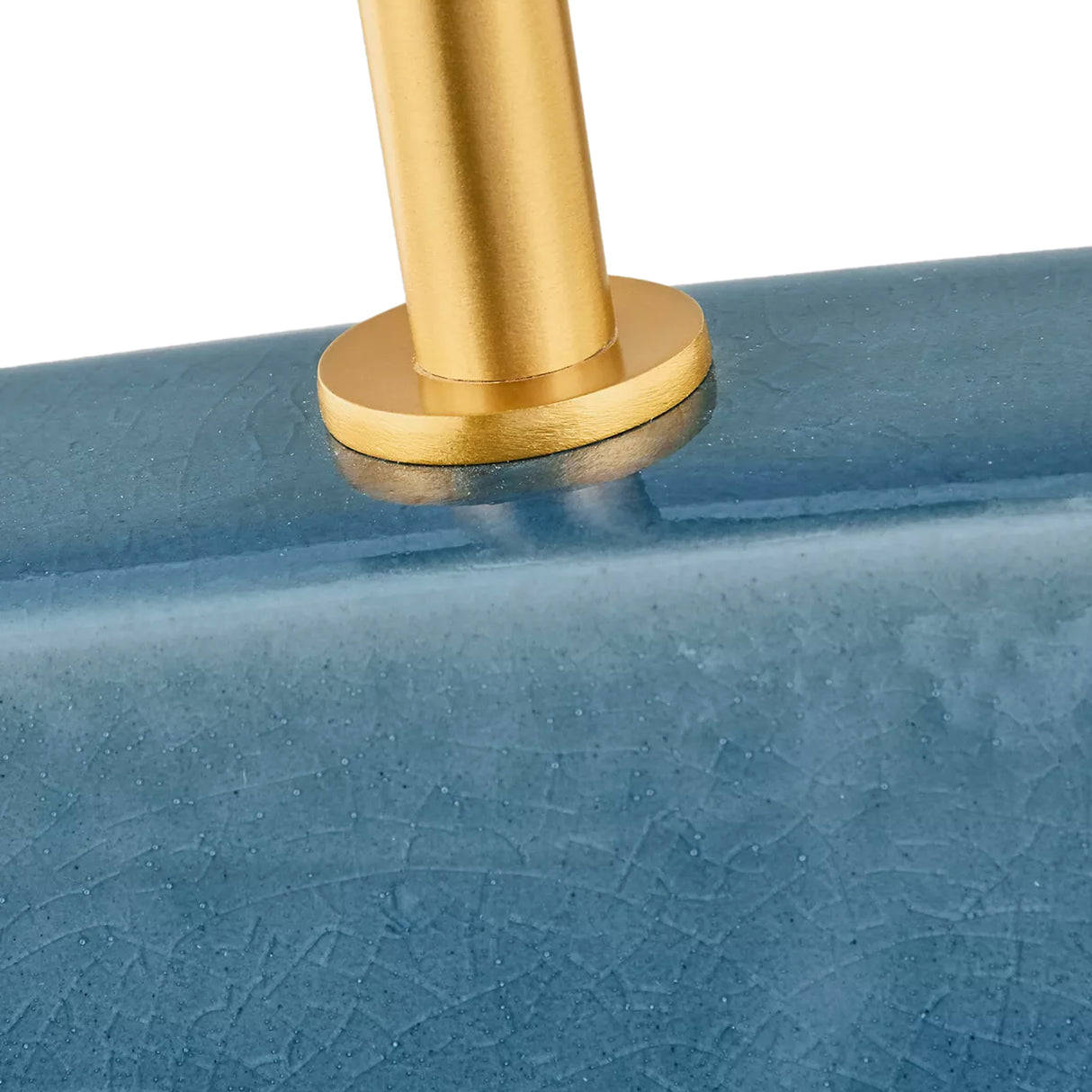 Tivola Table Lamp 27", Glossy Cerulean