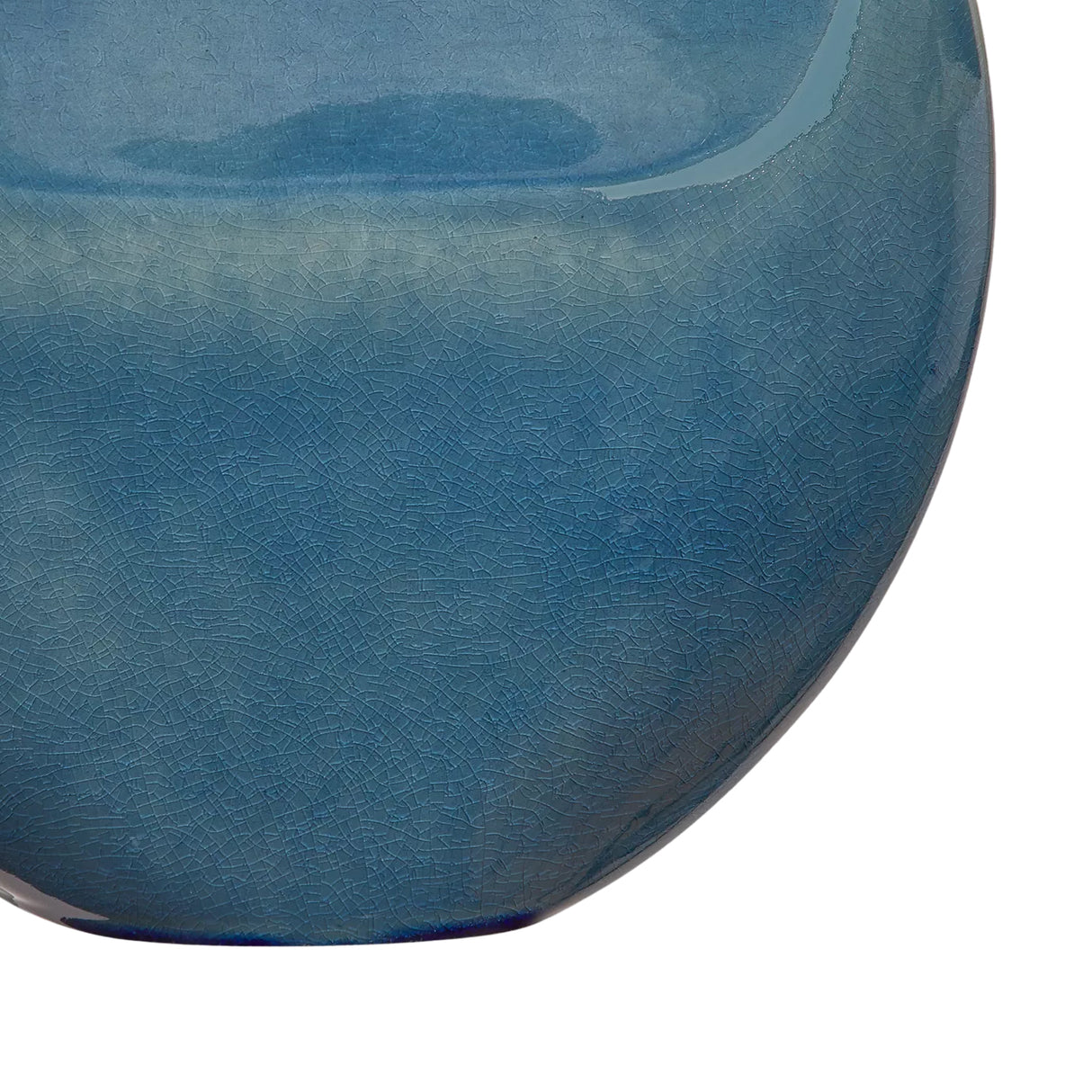 Tivola Table Lamp 27", Glossy Cerulean