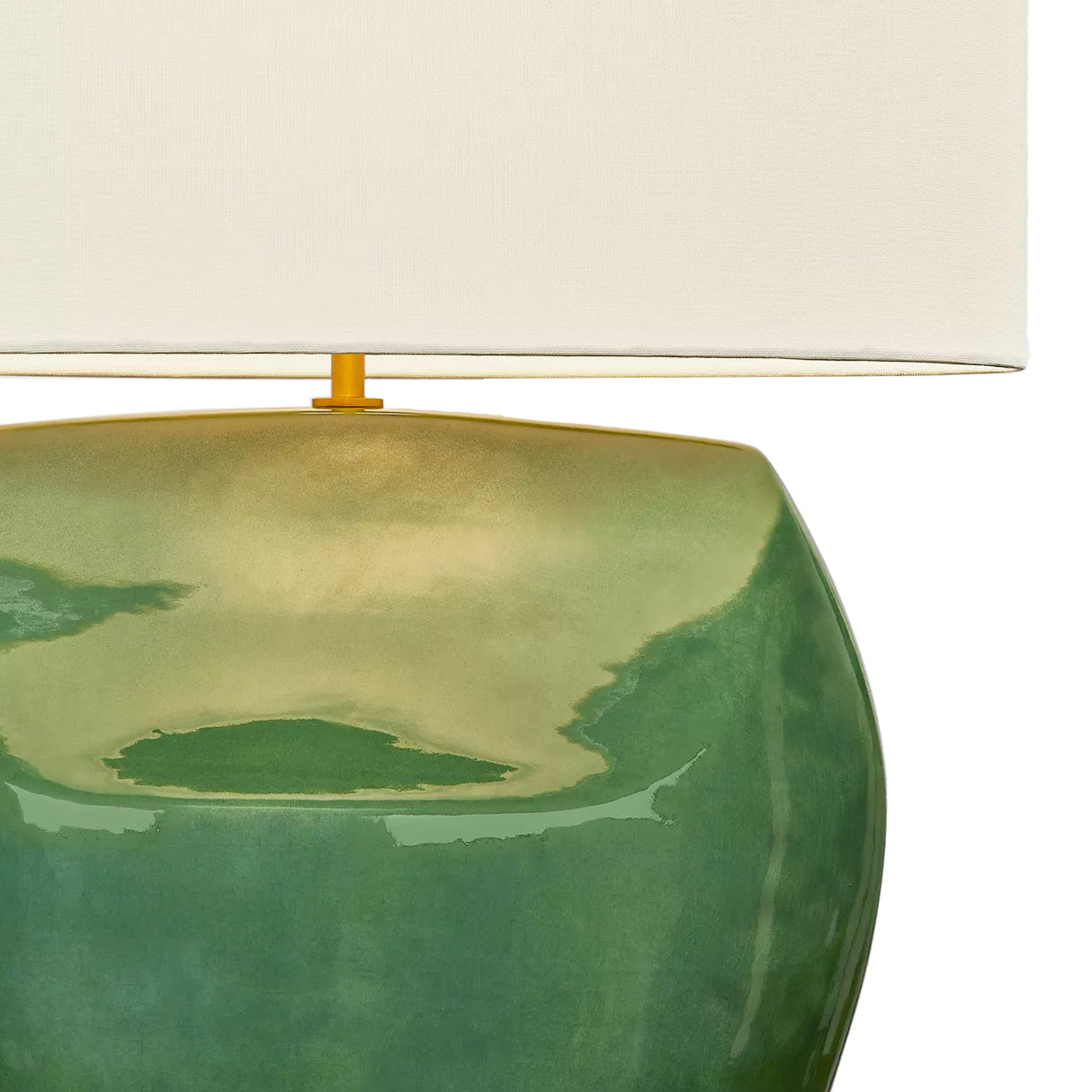 Tivola Table Lamp 27", Glossy Green