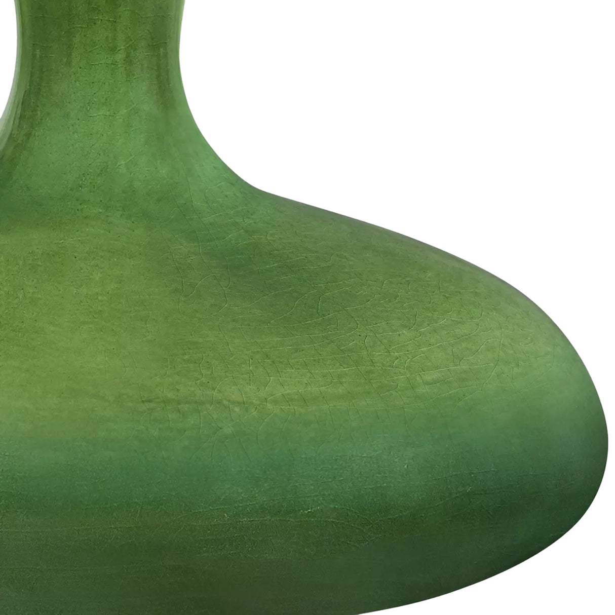 Moselle Table Lamp 21", Glossy Green