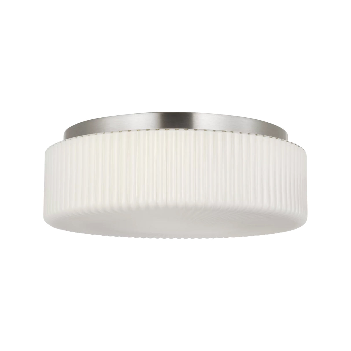 Lumina Flush Mount 14", Brushed Nickel