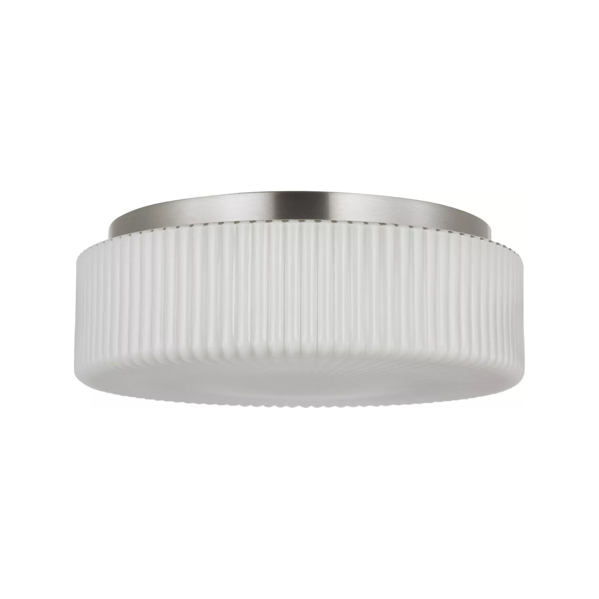 Lumina Flush Mount 14", Brushed Nickel