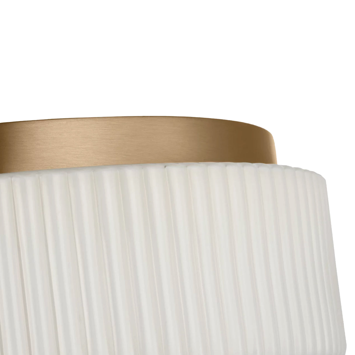 Lumina Flush Mount 14", Satin Brass