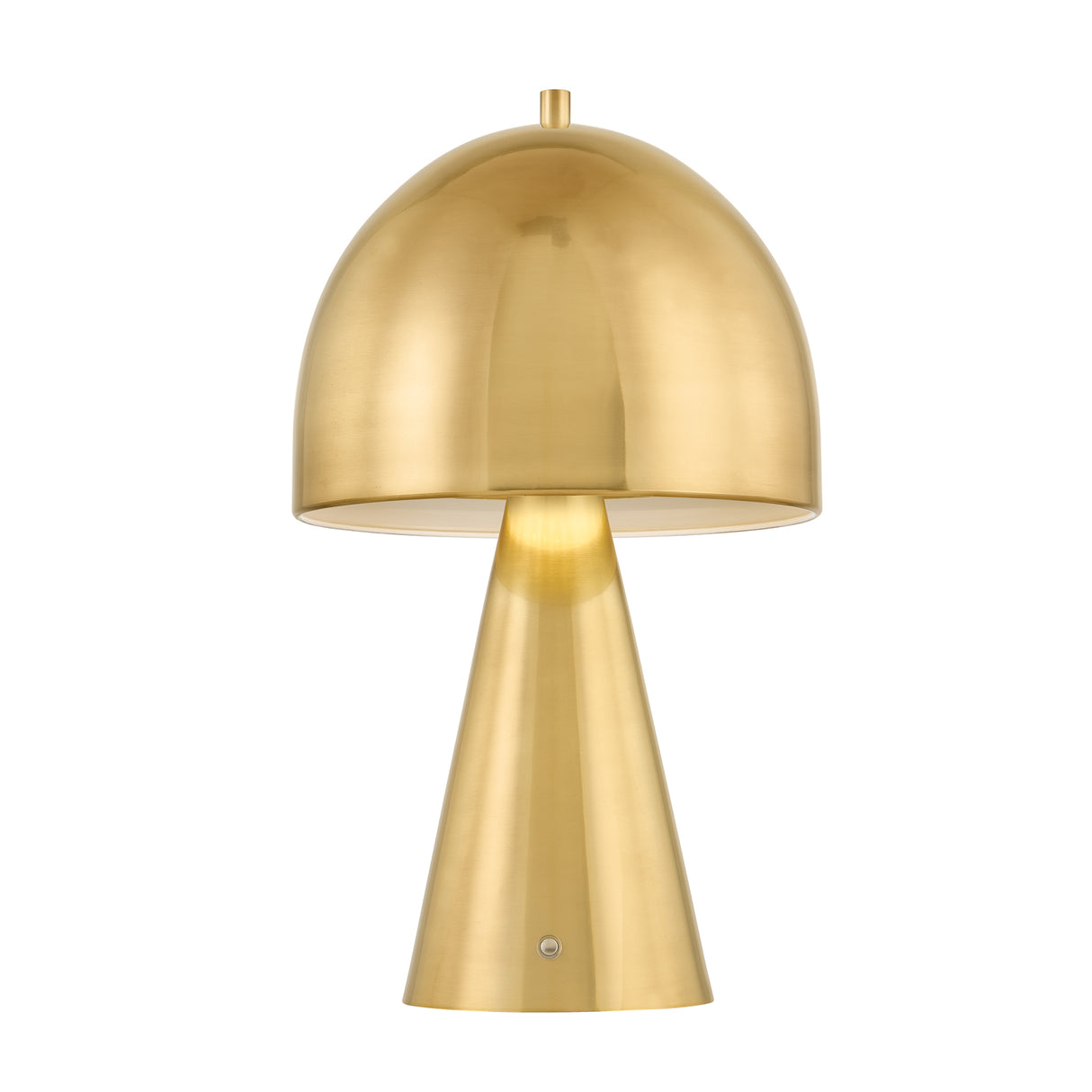 Hesper Rechargeable Table Lamp 15", Aged Brass