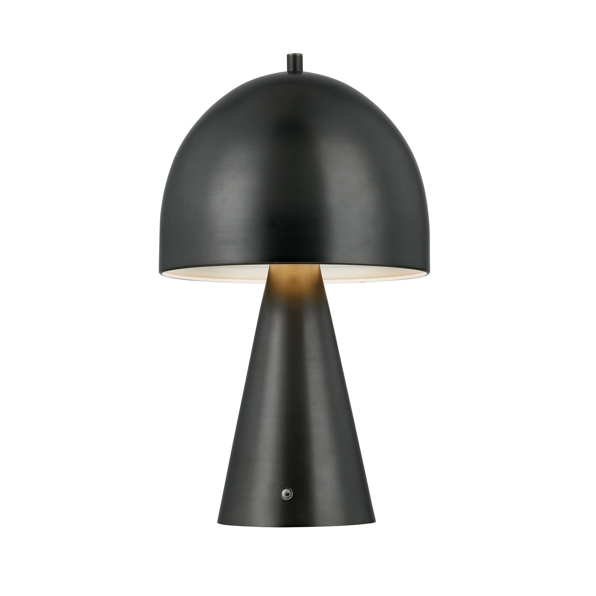 Hesper Rechargeable Table Lamp 15", Distressed Bronze