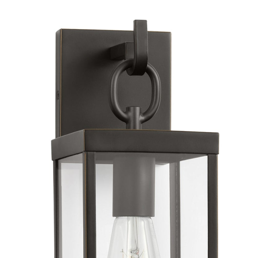 Lavelle Outdoor Wall Light, Small 15", Old Bronze