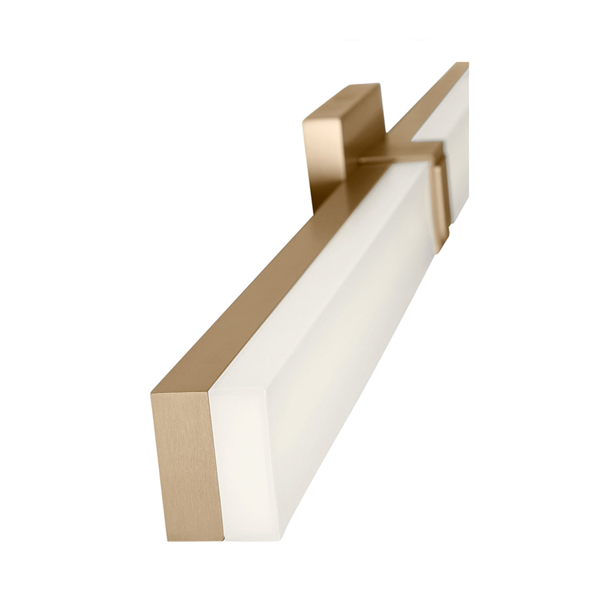 Wendell LED Vanity Light 36", Satin Brass