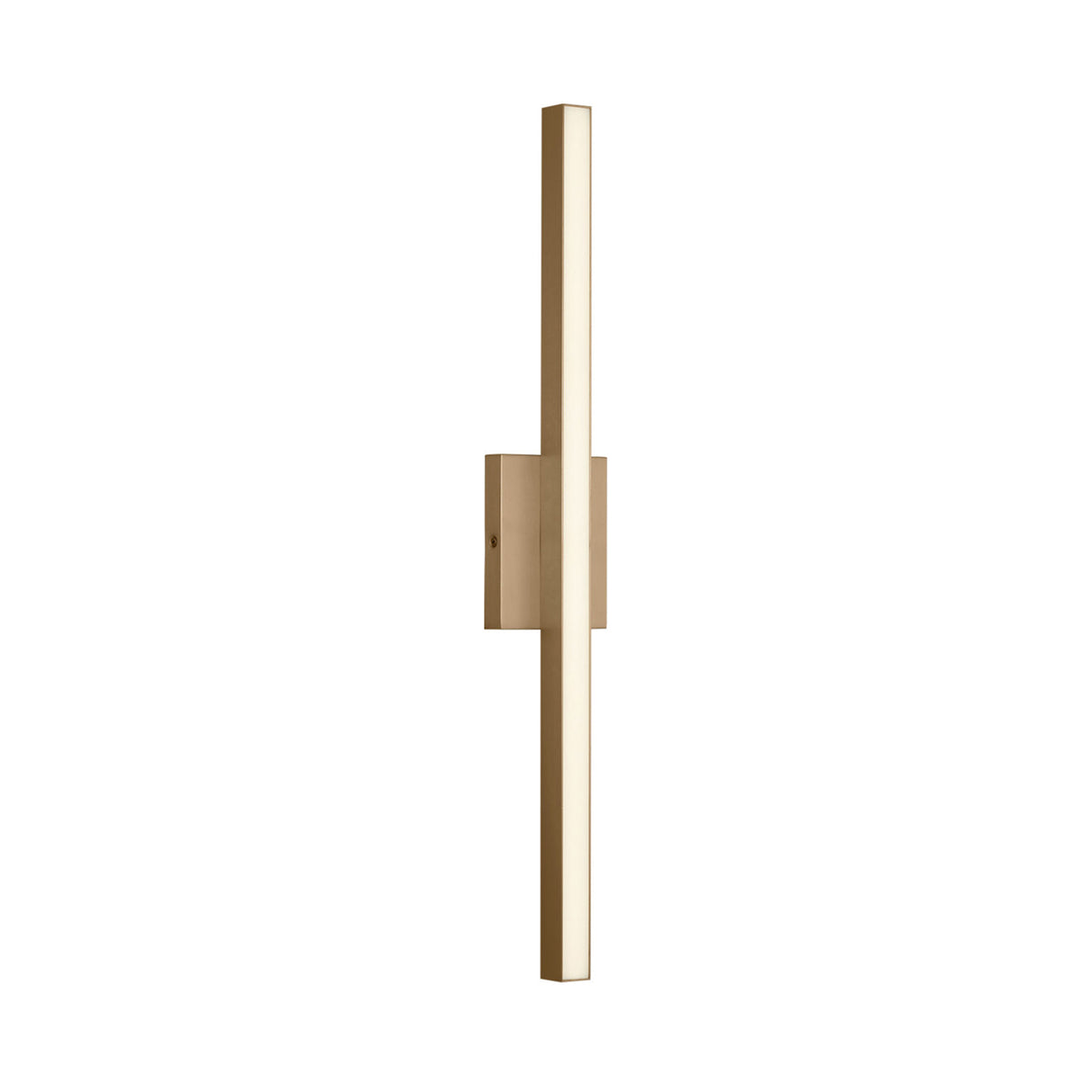 Garrison LED Vanity Light 30", Satin Brass