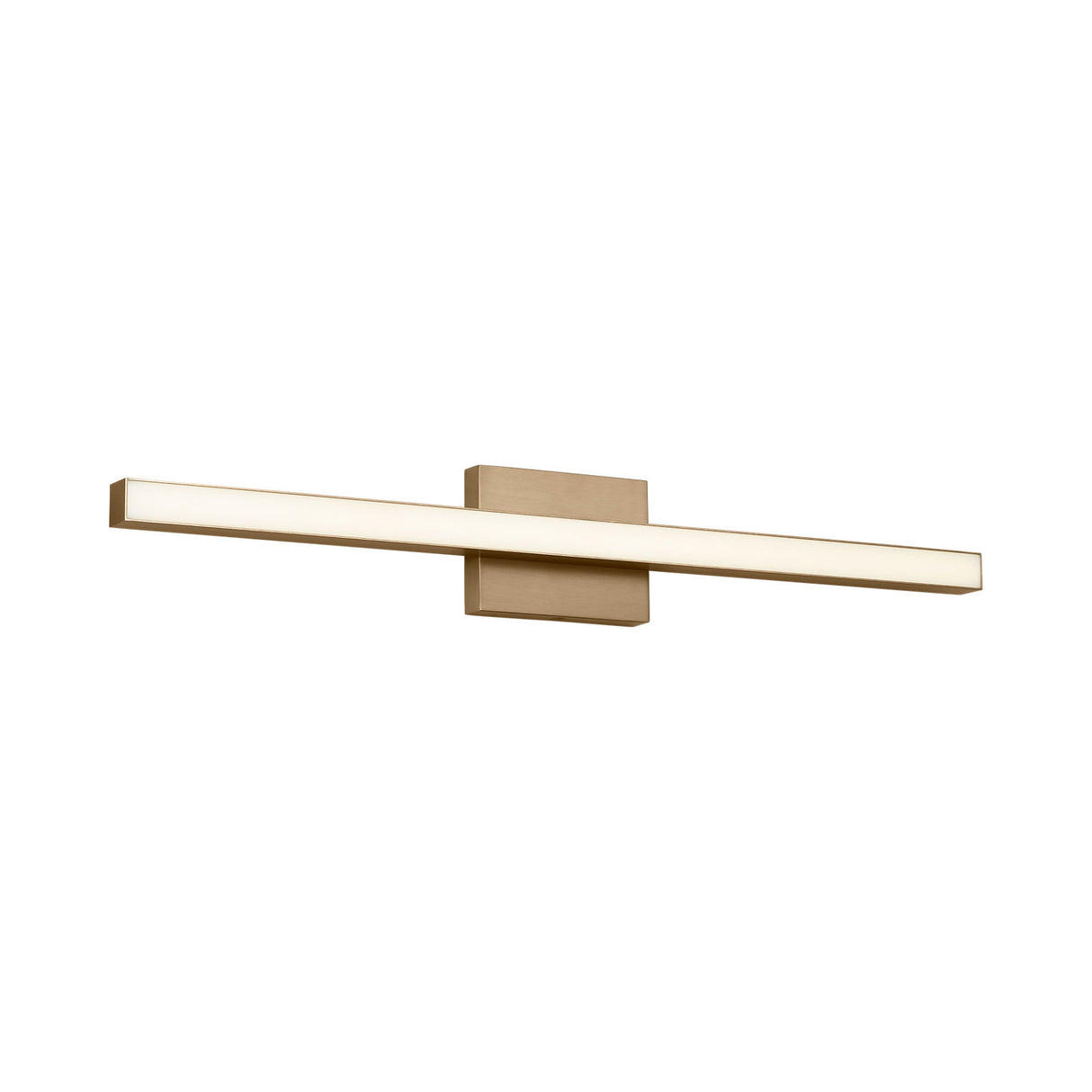 Garrison LED Vanity Light 30", Satin Brass