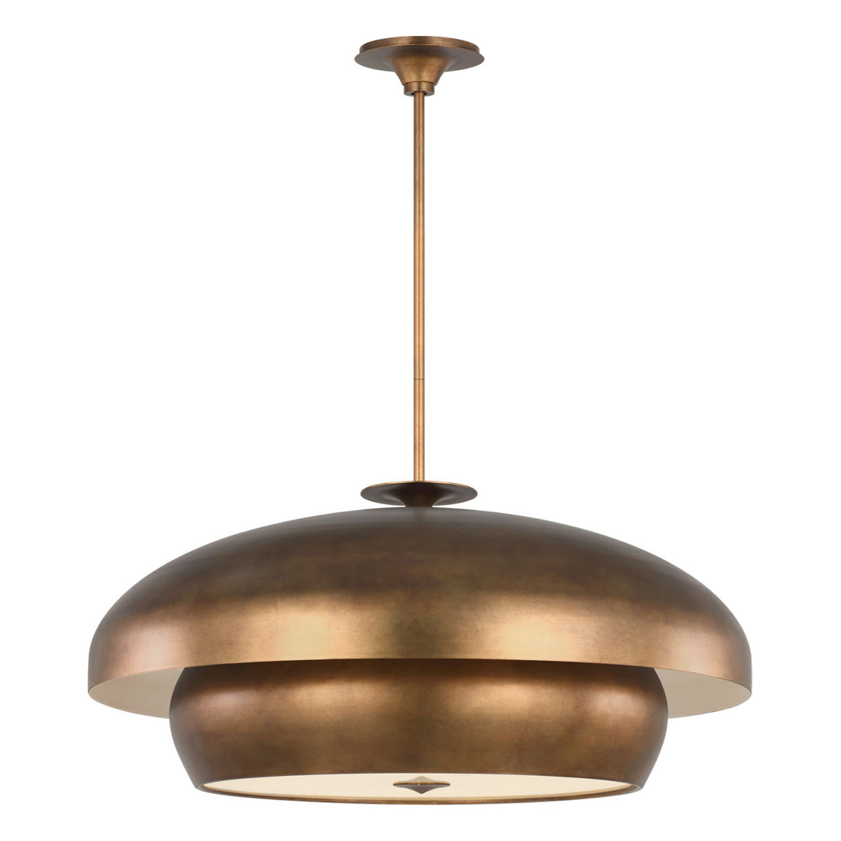 Garnett Extra Large Pendant 36", Vintage Gilded Brass