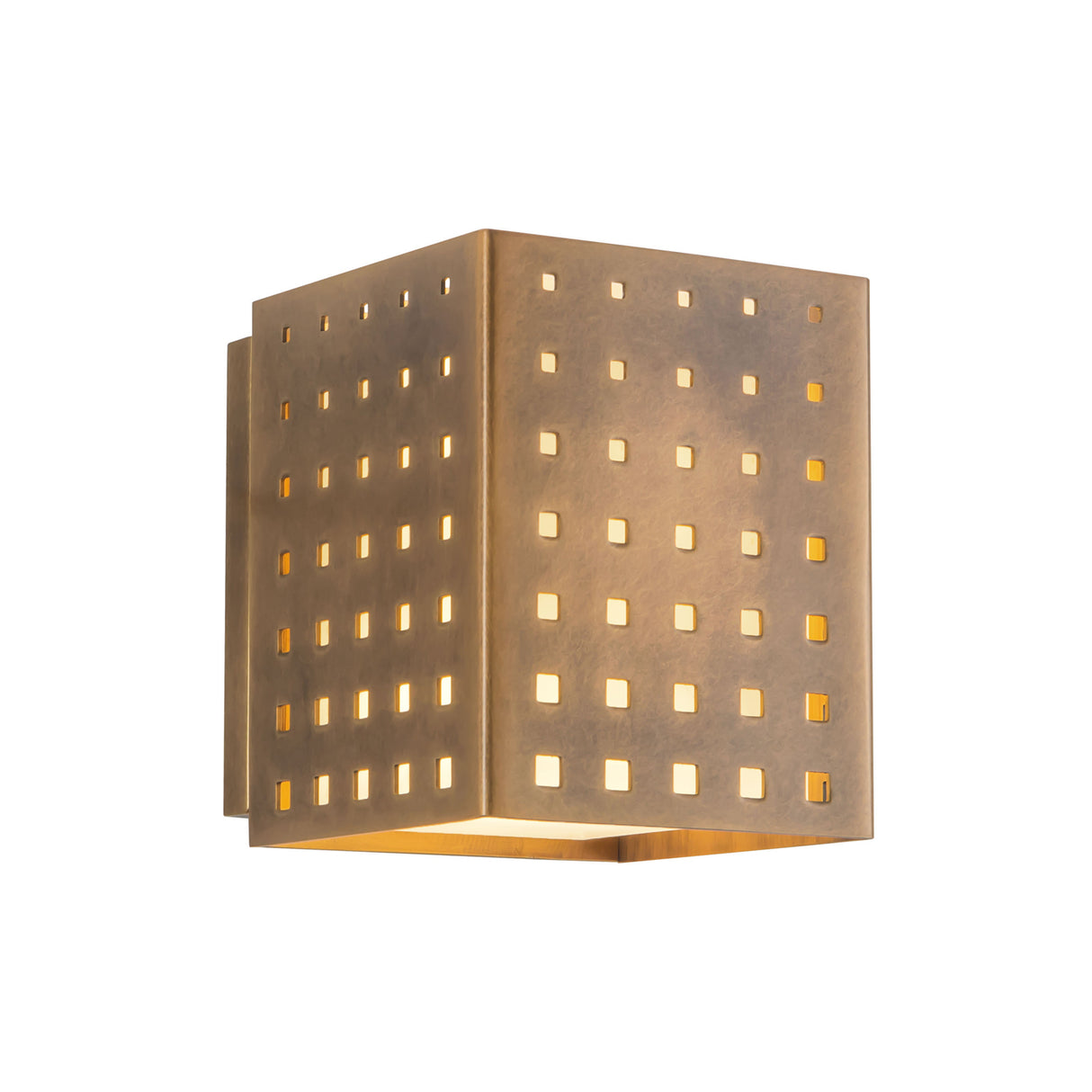 Egan LED Wall Sconce 5", Vintage Brass