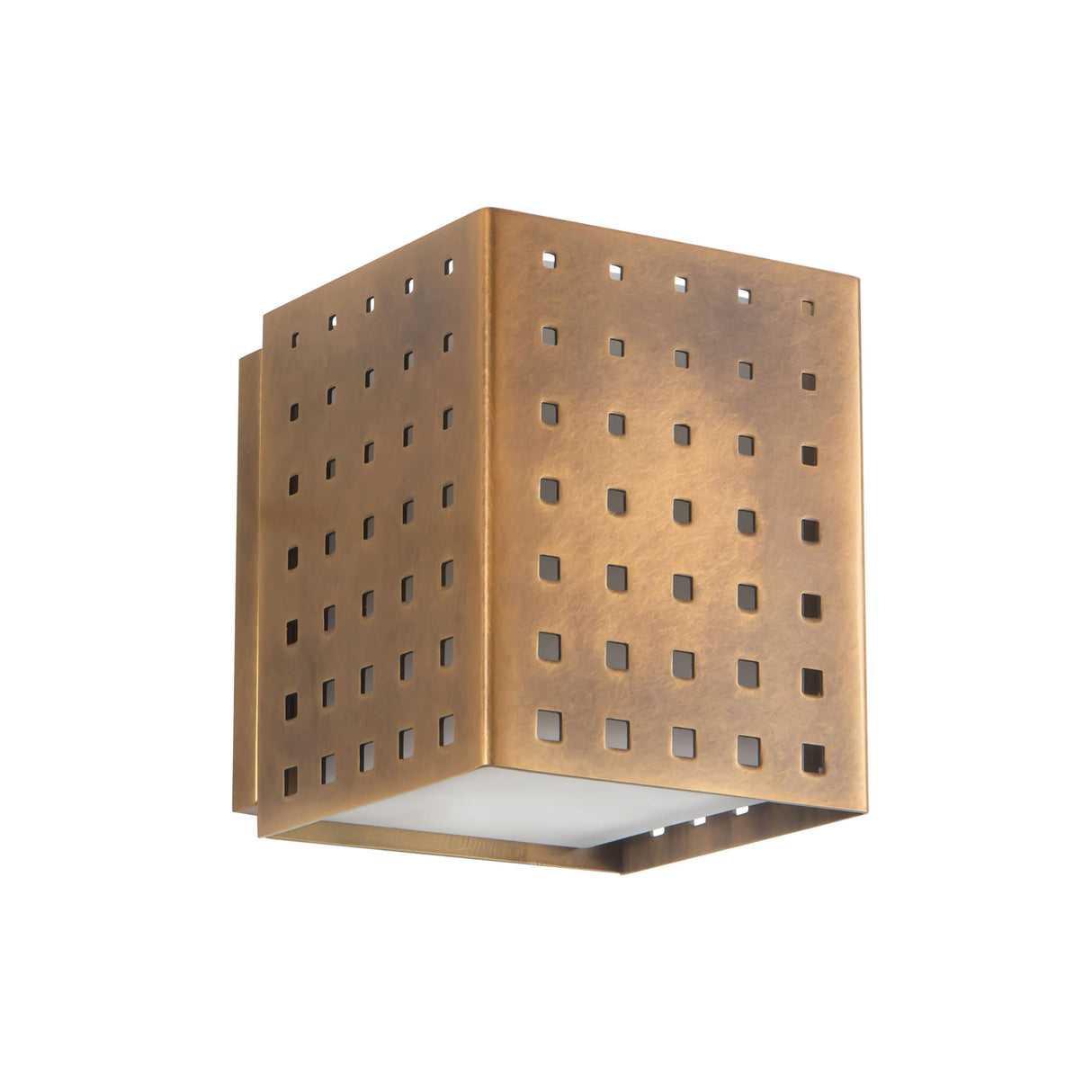 Egan LED Wall Sconce 5", Vintage Brass