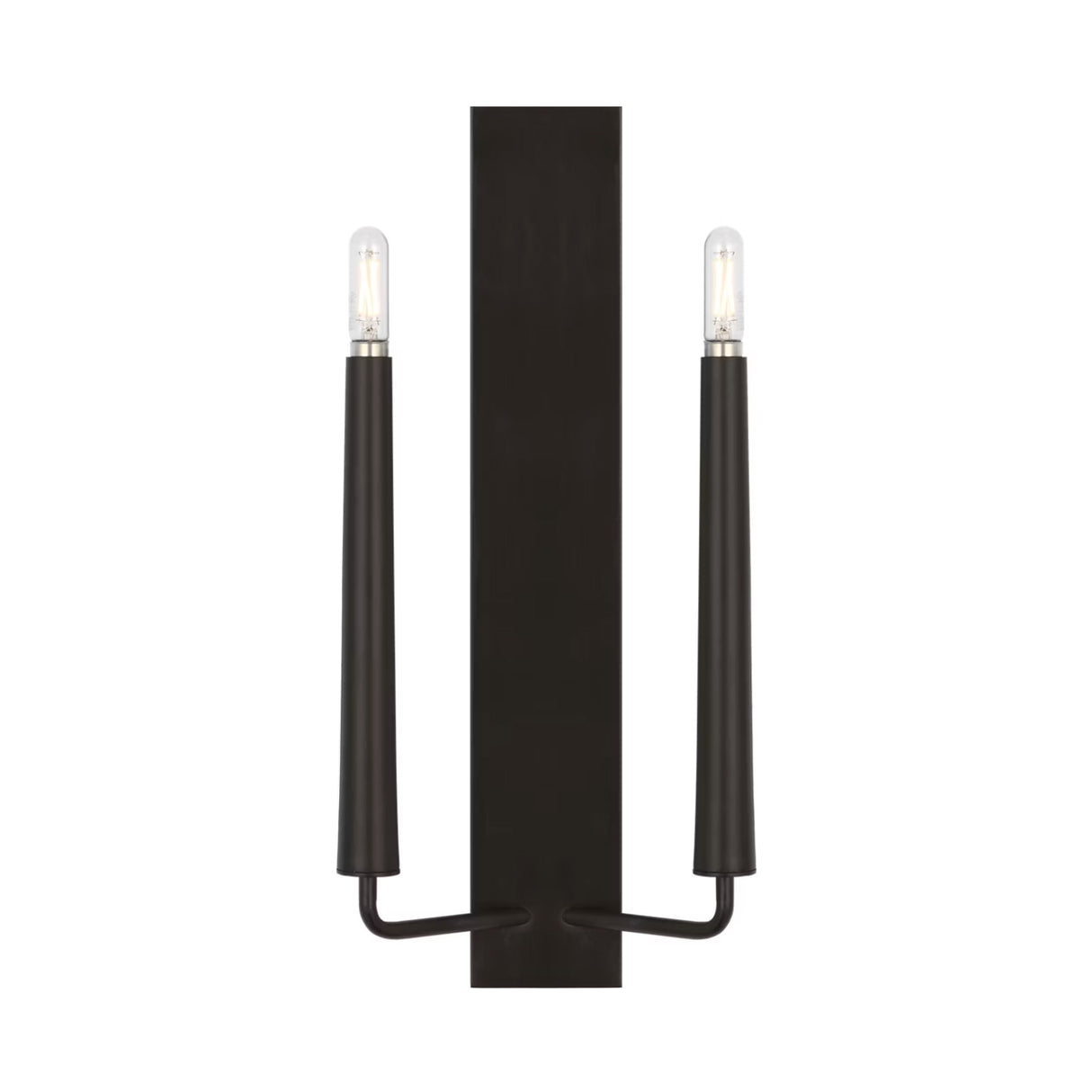 Solana Double Wall Sconce 18", Aged Iron