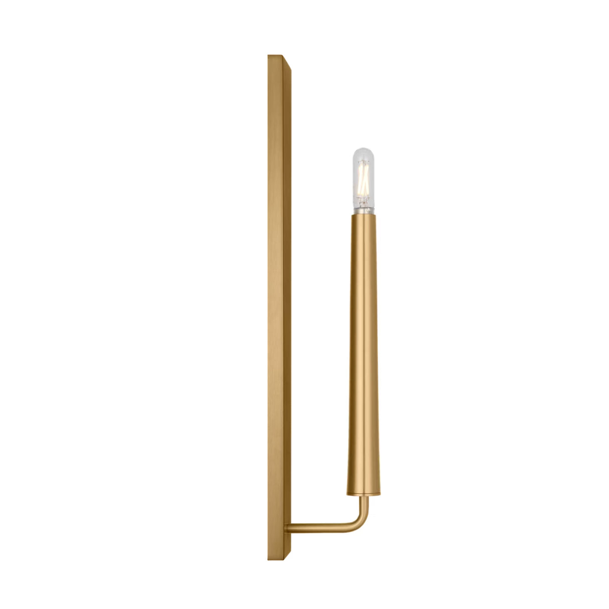 Solana Wall Sconce 18", Modern Brass