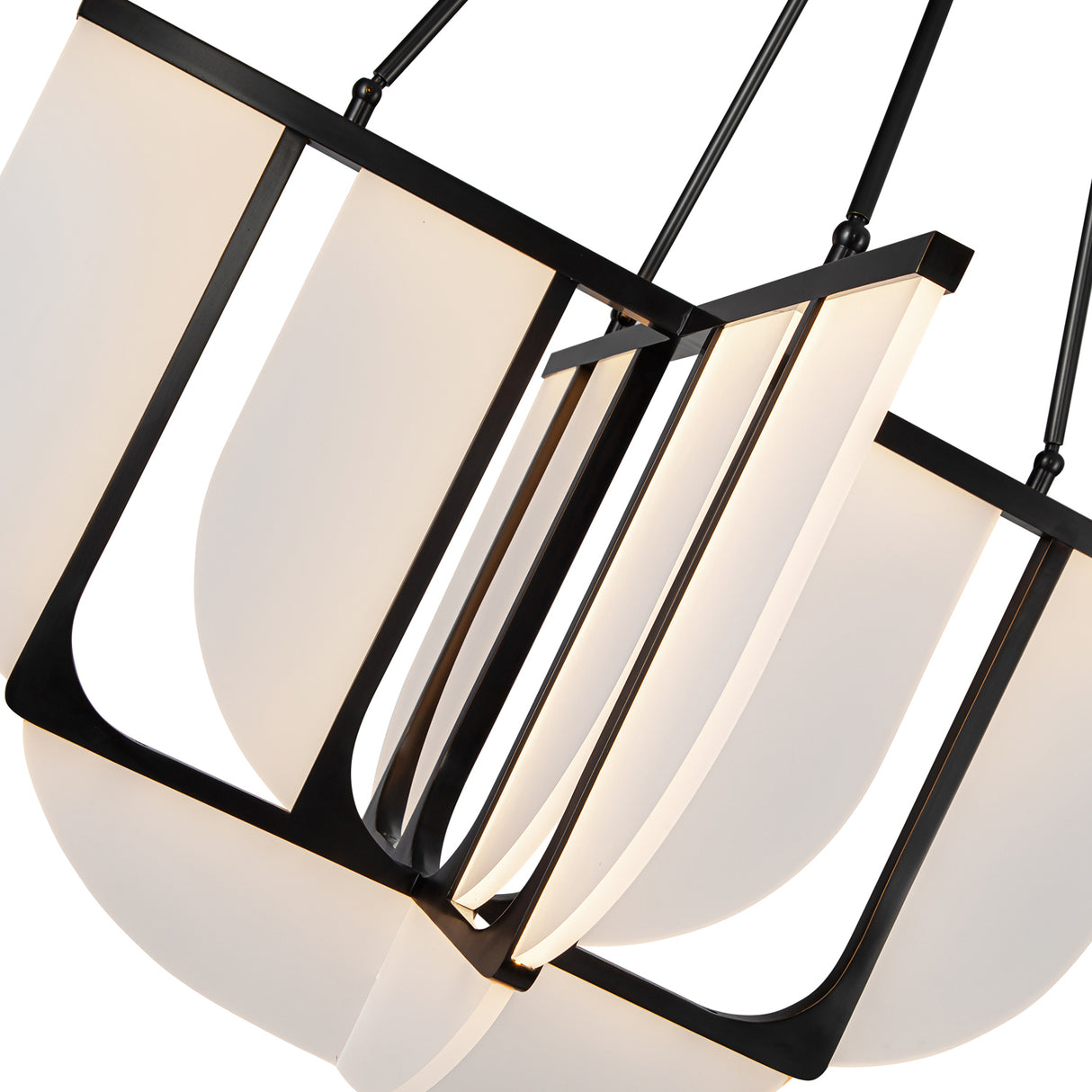 Dagan LED Chandelier 30", Urban Bronze