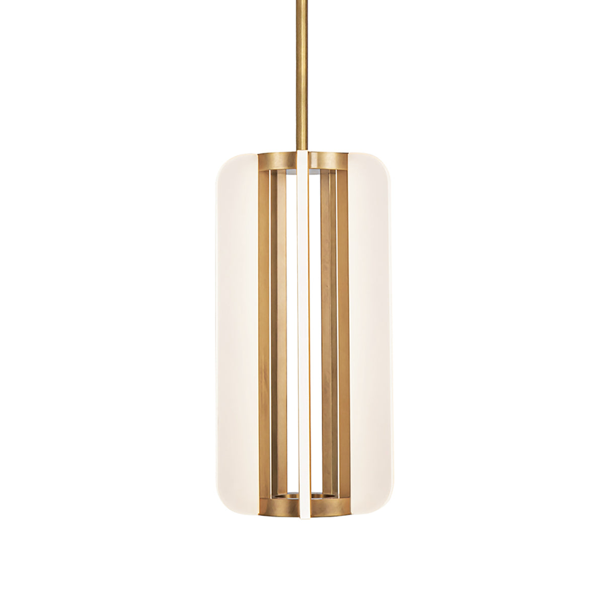 Dagan LED Pendant 7", Vintage Brass