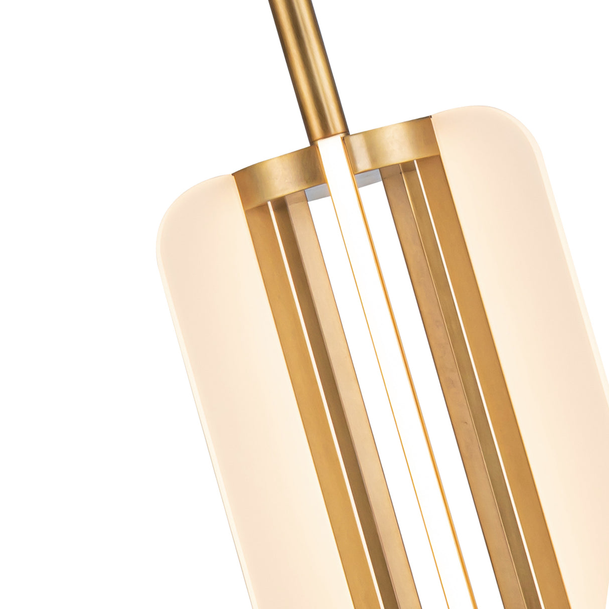 Dagan LED Pendant 7", Vintage Brass