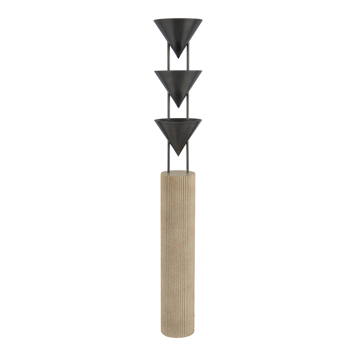 Zora Floor Lamp 67", Aged Steel