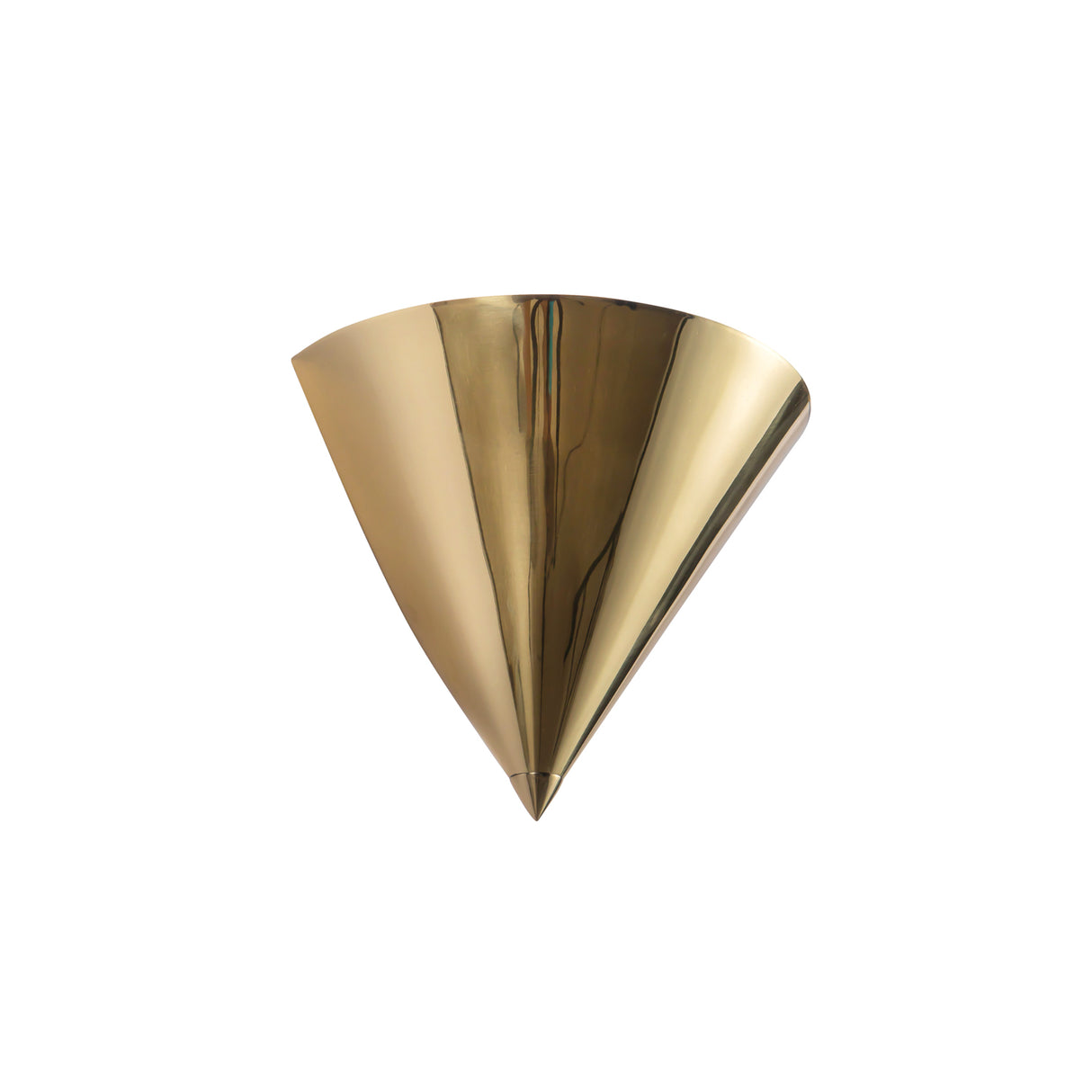 Zora Wall Sconce 8", Polished Brass