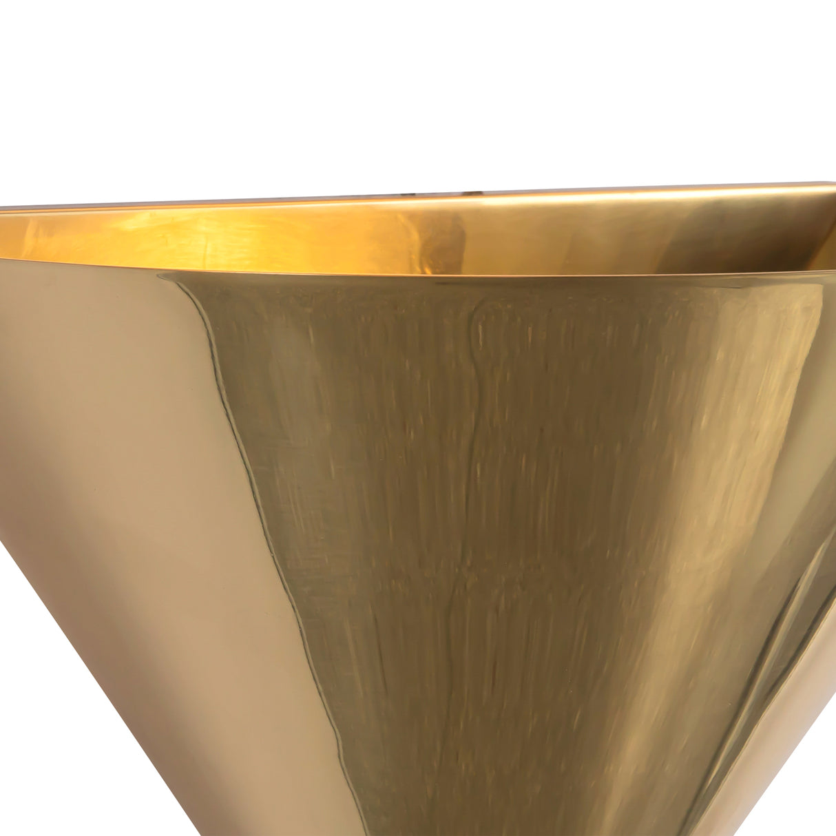 Zora Wall Sconce 8", Polished Brass
