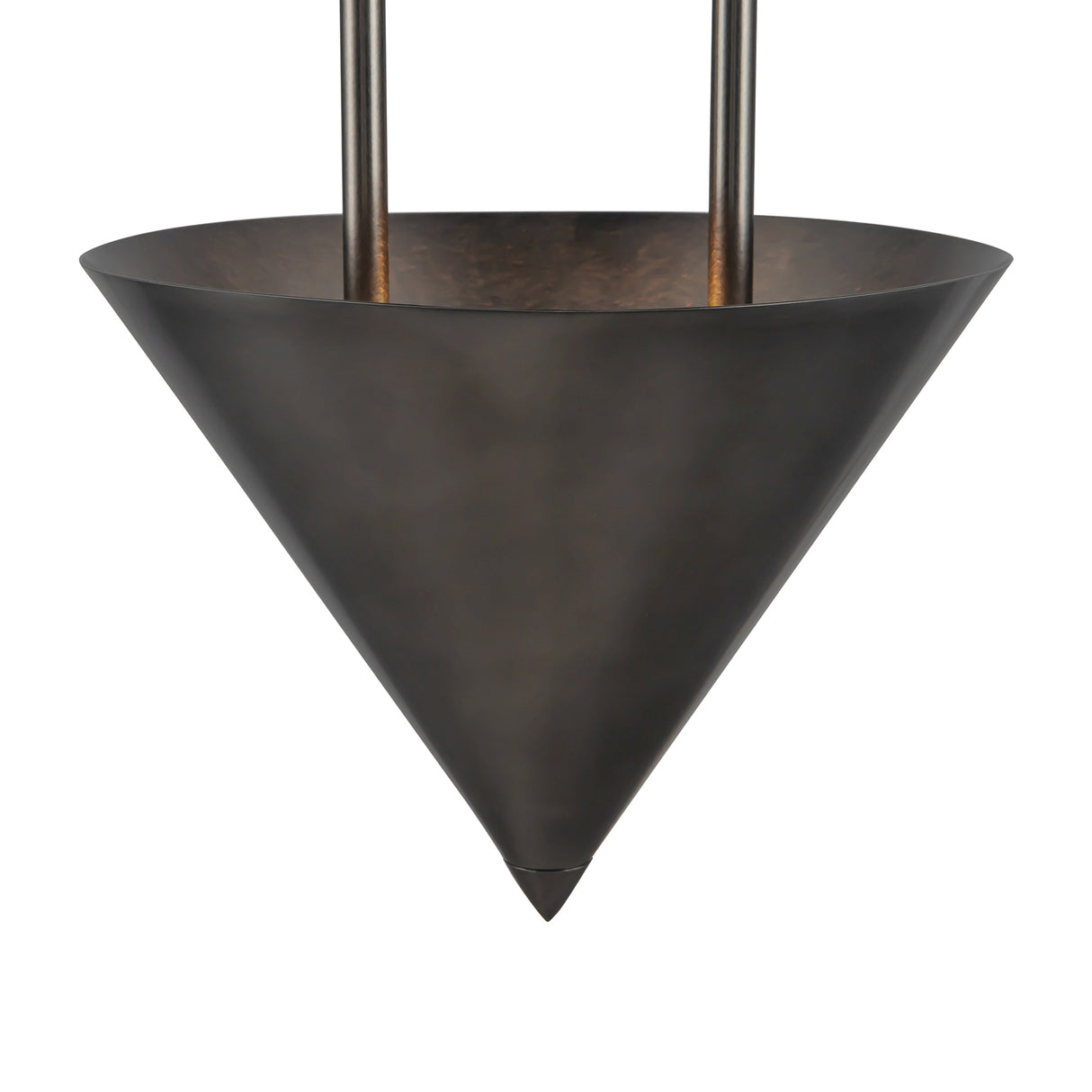 Zora 3 Light Pendant 10", Aged Steel