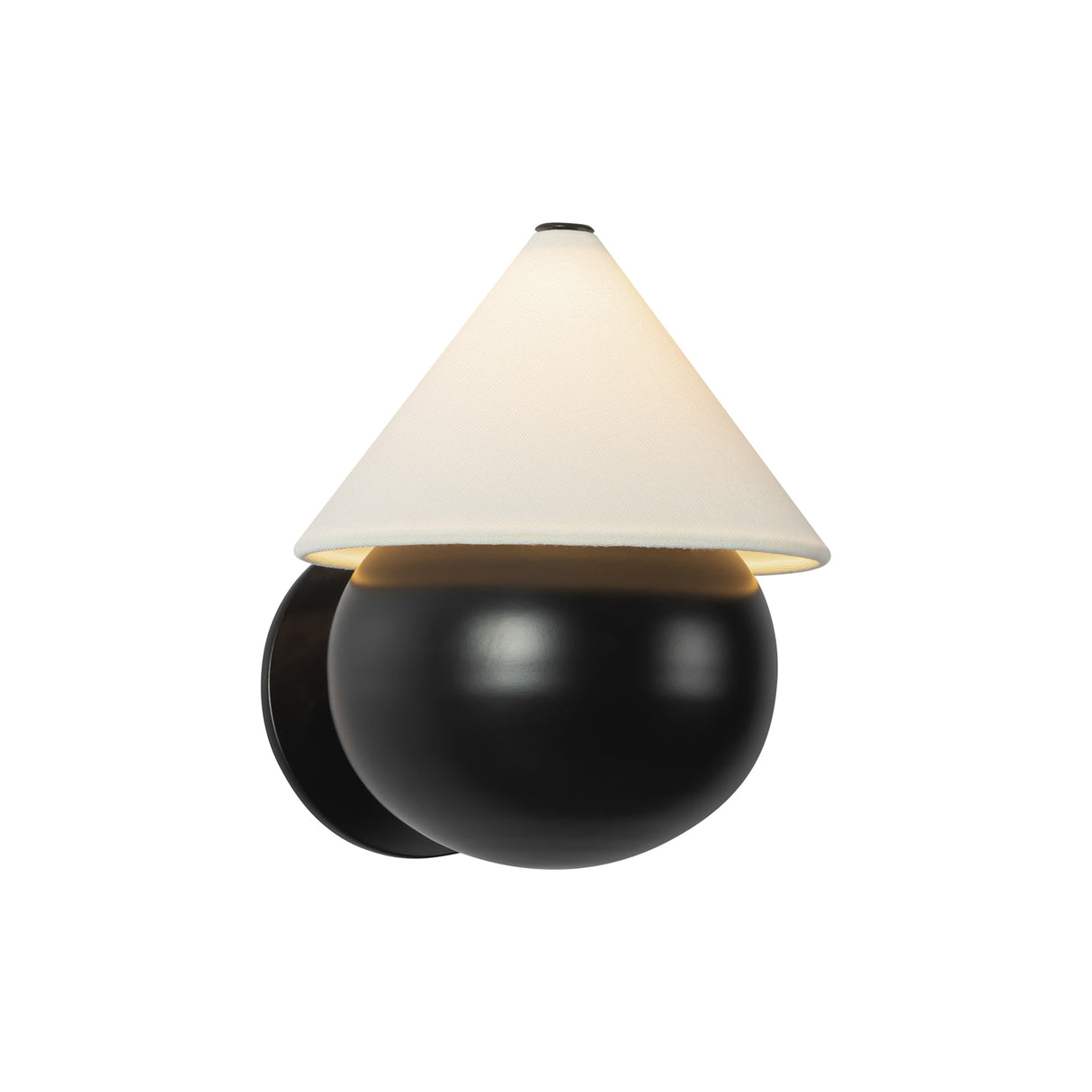 Yani LED Wall Sconce 9", Black