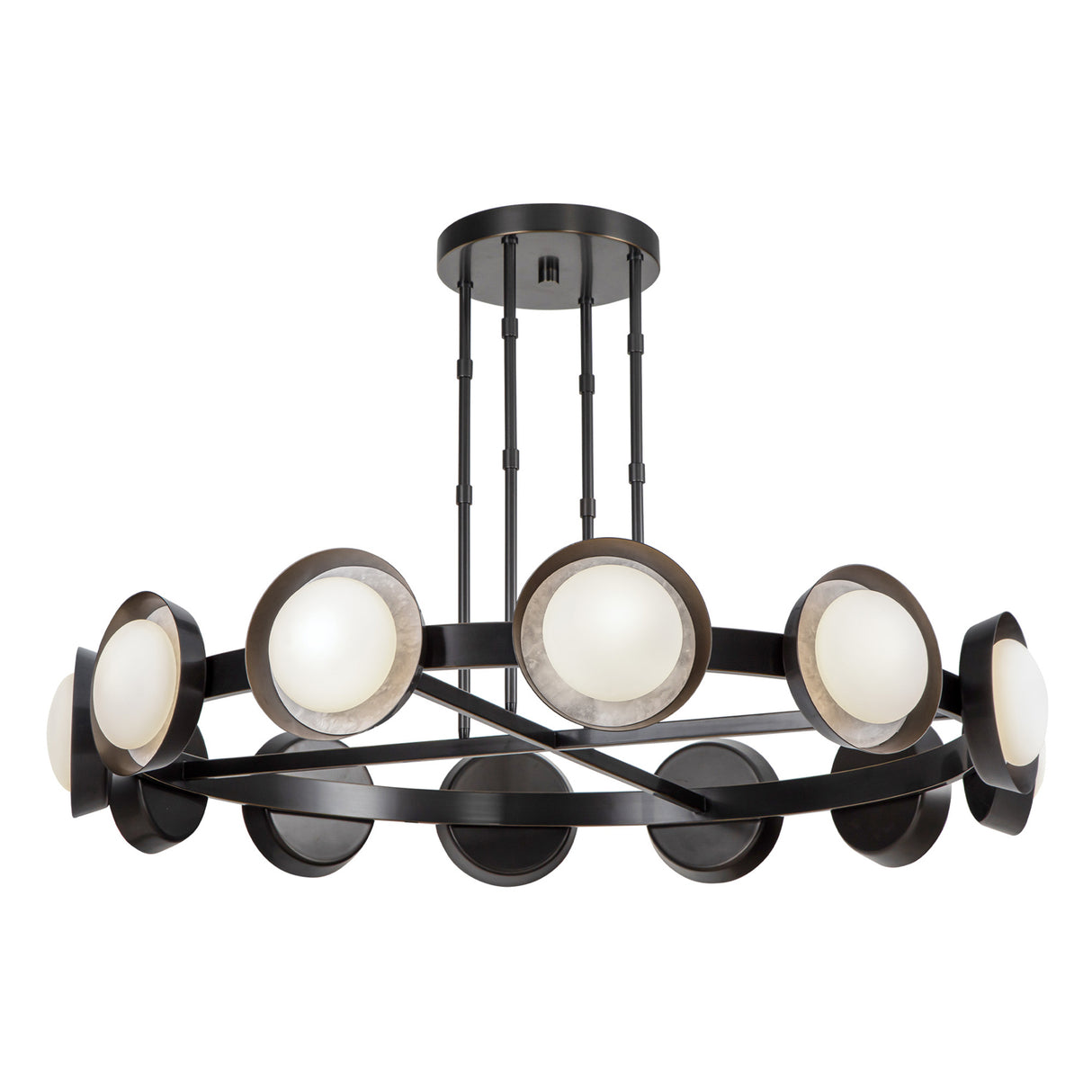 Osmund LED Chandelier 50", Urban Bronze