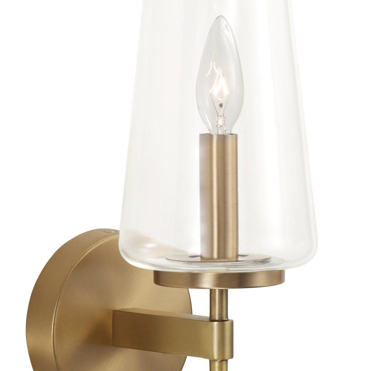 Darlene Wall Sconce 16", Aged Brass