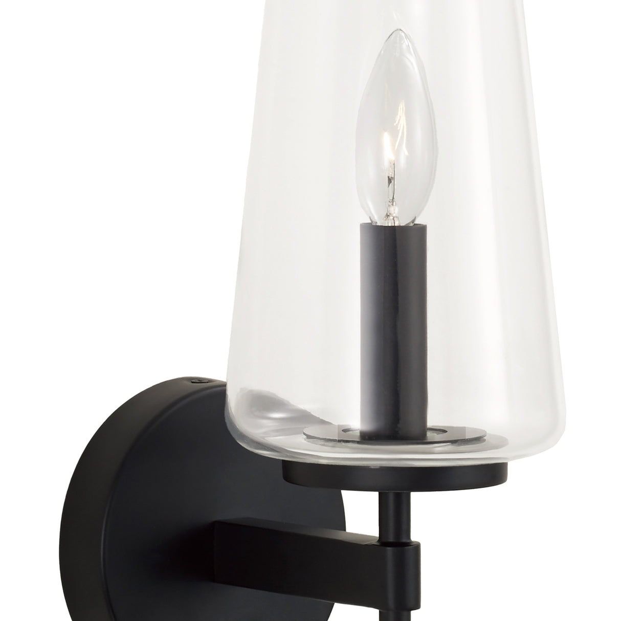 Darlene Wall Sconce 16", Matte Black
