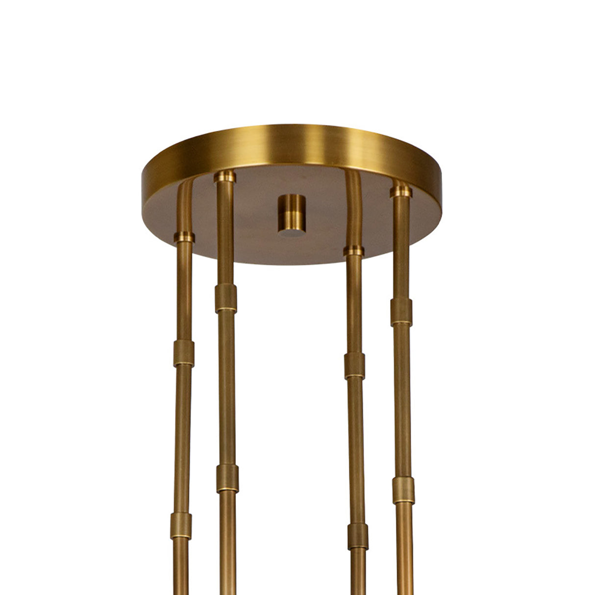 Osmund LED Chandelier 50", Vintage Brass