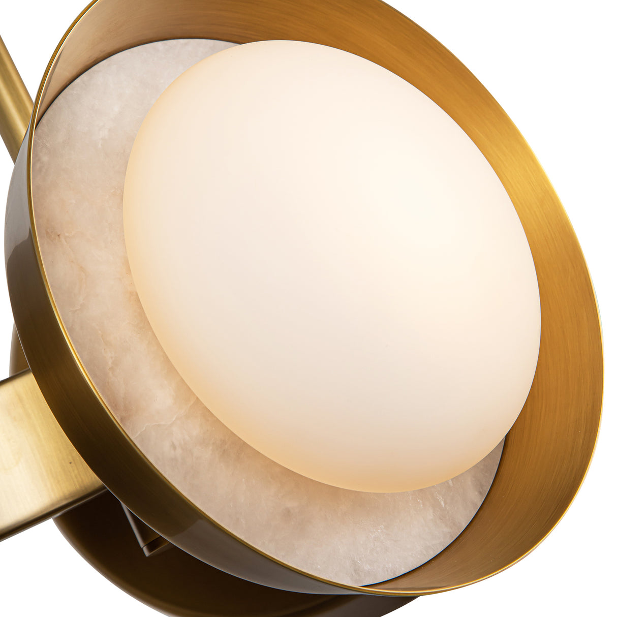 Osmund LED Pendant 13", Vintage Brass