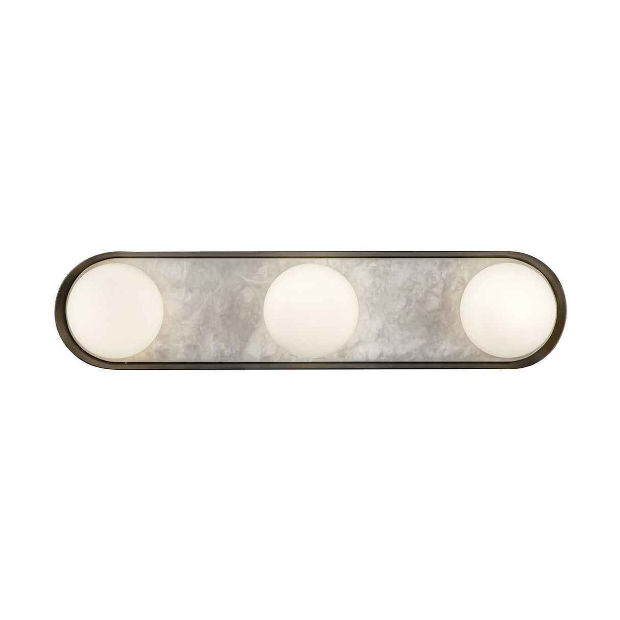 Osmund LED Vanity Light 23", Urban Bronze and Alabaster