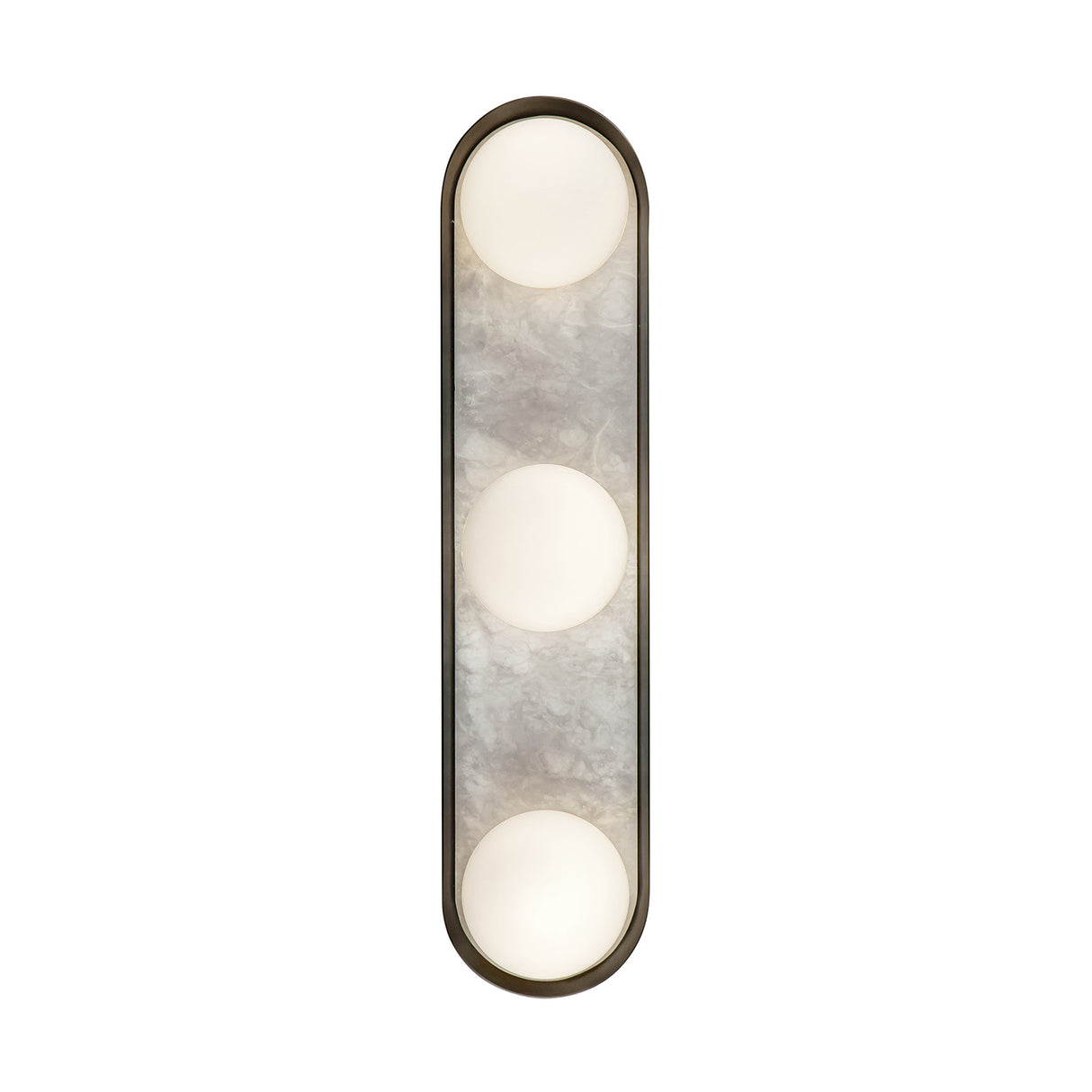 Osmund LED Vanity Light 23", Urban Bronze and Alabaster