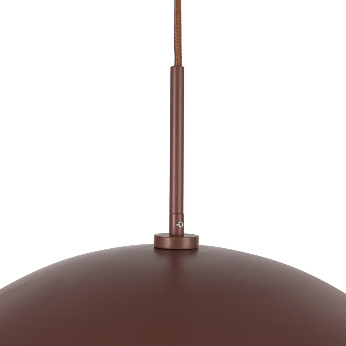 Lenora Metal Pendant 19", Maroon