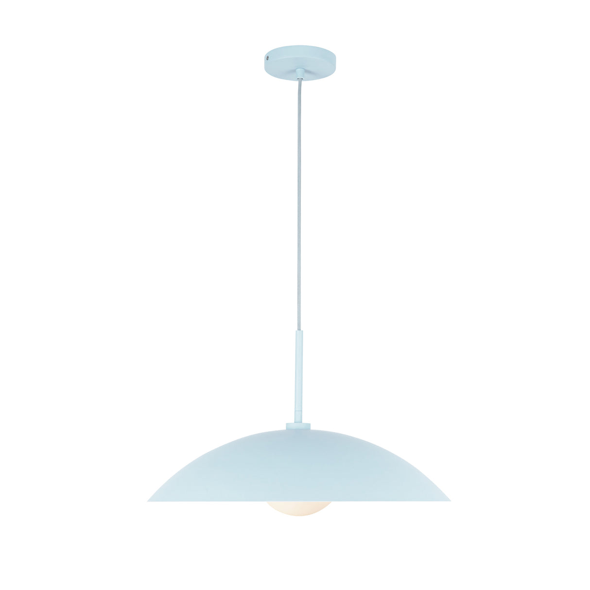 Lenora Metal Pendant 19", Baby Blue