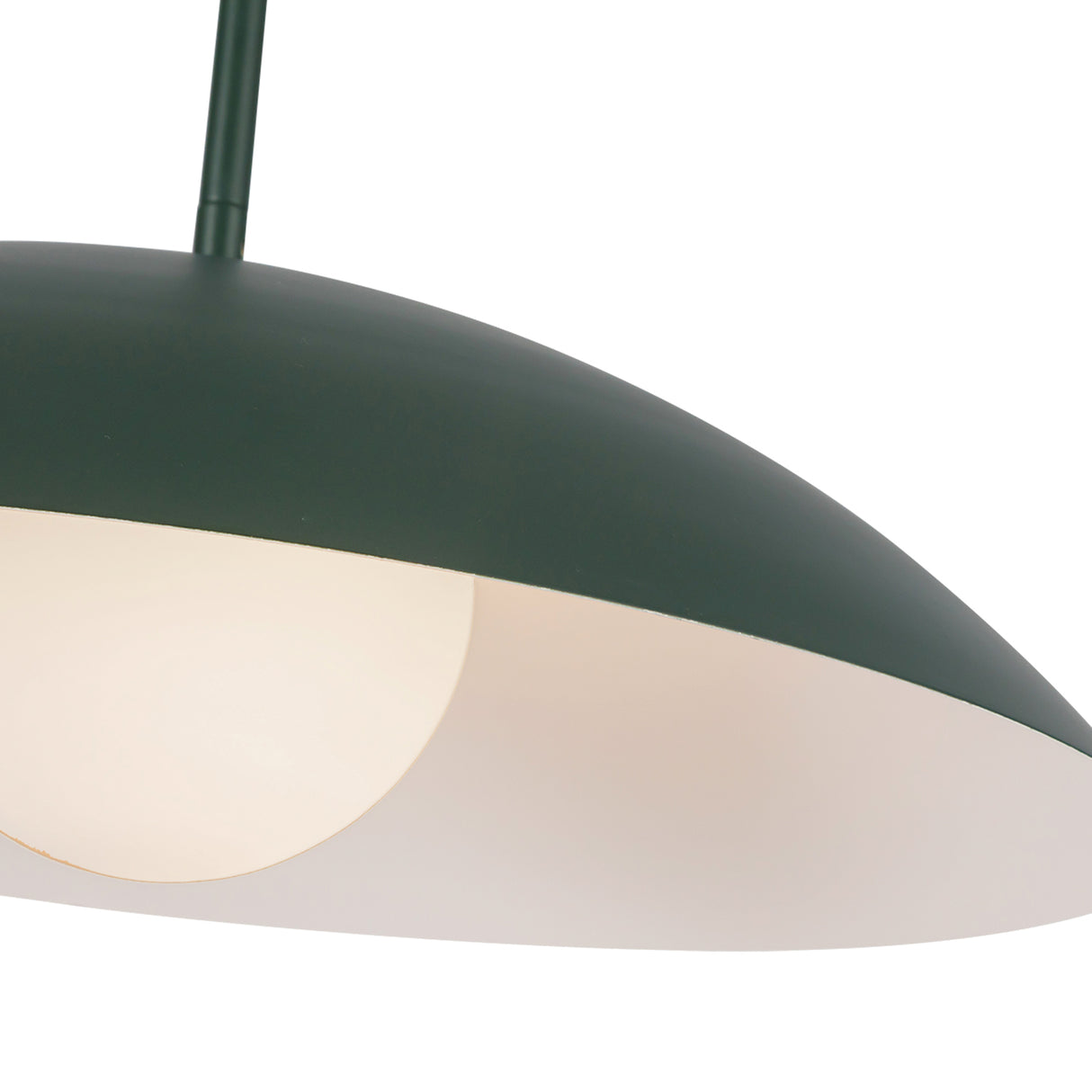 Lenora Metal Pendant 19", Hunter Green