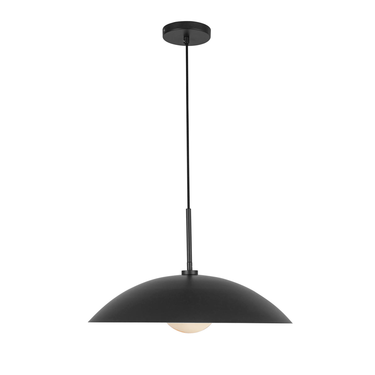 Lenora Metal Pendant 19", Black